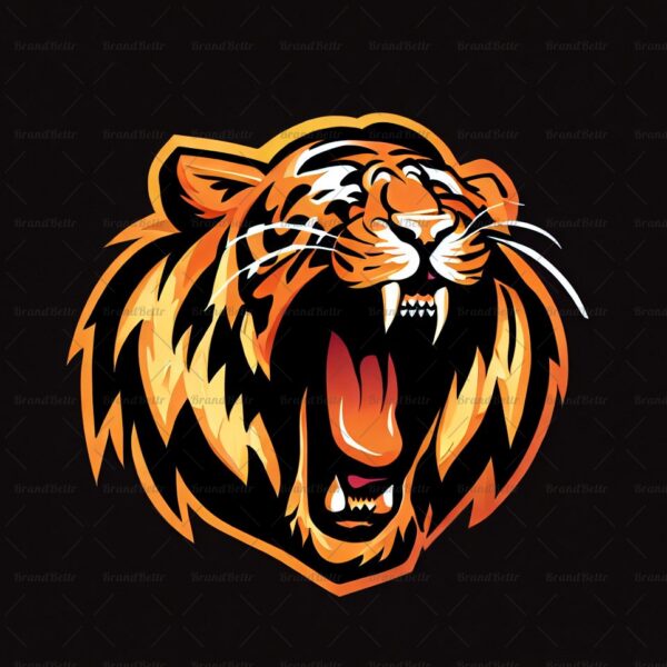 Brüllender Tiger